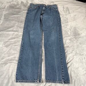 Vintage Levis 505 Regular Fit Jeans Mens 36 (Fits 32x33) Red Tab Y2K